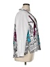 John Mark Graphic Gray White 3/4 Sleeve Blouse Size XL (petite) - photo 4