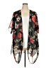 Liberty Love 100% Polyester Black Kimono Size 2X - photo 1