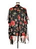Liberty Love 100% Polyester Black Kimono Size 2X - photo 2