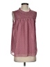 Unbranded 100% Polyester Burgundy Sleeveless Blouse Size S - photo 1