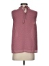 Unbranded 100% Polyester Burgundy Sleeveless Blouse Size S - photo 2
