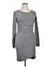 Leith Solid Gray Casual Dress Size XL - photo 1