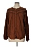 Old Navy Brown Long Sleeve Blouse Size L - photo 1