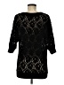 Miss Chievous 100% Nylon Black 3/4 Sleeve Top Size M - photo 2