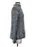 Gap Tweed Silver Turtleneck Sweater Size S - photo 4