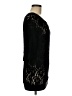 Miss Chievous 100% Nylon Black 3/4 Sleeve Top Size M - photo 4