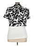 Studio I Silver Short Sleeve Blouse Size 18W - photo 2
