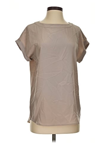 W by Worth Short Sleeve Silk Top (view 1)