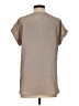 W by Worth 100% Silk Tan Short Sleeve Silk Top Size P (petite) - photo 2