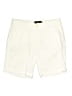 J.Crew 100% Cotton Solid Ivory Khaki Shorts Size 2 - photo 1