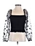 Altar'd State 100% Rayon Black 3/4 Sleeve Blouse Size XS - photo 1