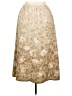 TanJay 100% Polyester Floral Tan Formal Skirt Size 16 (petite) - photo 2