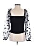 Altar'd State 100% Rayon Black 3/4 Sleeve Blouse Size XS - photo 2