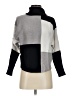 Aaeda Color Block Multi Color Gray Turtleneck Sweater Size S - photo 1