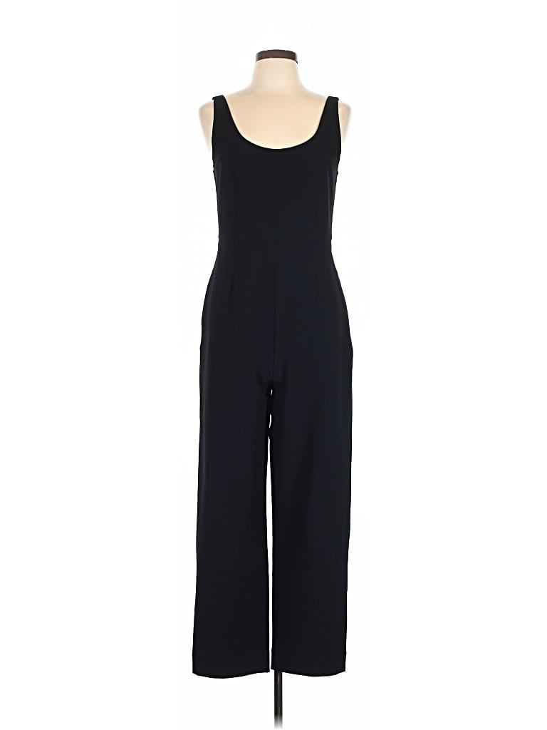 ADAY Jumpsuit: Black Solid Pattern Jumpsuits - Size Medium