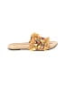Free People Tropical Yellow Tan Sandals Size 7 1/2 - photo 1