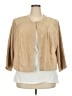 Jessica Howard 100% Polyester Tan Jacket Size 22W - photo 1