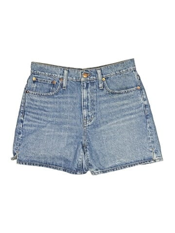 Madewell Relaxed Mid-Length Denim Shorts in Kimbrough Wash: Side-Slit Edition (view 1)