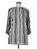 Lularoe Stripes Silver 3/4 Sleeve Blouse Size XL - photo 2