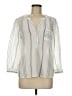 Joie Stripes Ivory 3/4 Sleeve Blouse Size M (estimated) - photo 1