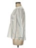 Joie Stripes Ivory 3/4 Sleeve Blouse Size M (estimated) - photo 5