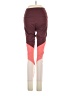 Fabletics Color Block Burgundy Active Pants Size XS - photo 2
