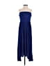 Ramy Brook 100% Polyester Solid Blue Cocktail Dress Size XS - photo 1