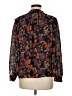 Unbranded Floral Black Long Sleeve Blouse Size M (estimated) - photo 2