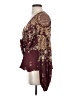 Free People 100% Polyester Burgundy Long Sleeve Blouse Size S - photo 5