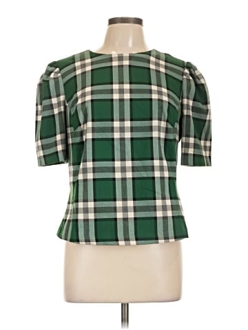 Eva Mendes by New York & Company Short Sleeve Blouse (view 1)