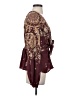 Free People 100% Polyester Burgundy Long Sleeve Blouse Size S - photo 4