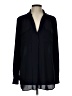 Ann Taylor 100% Polyester Black Long Sleeve Blouse Size L - photo 1