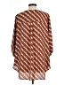 Unbranded 100% Polyester Brown 3/4 Sleeve Blouse Size L (estimated) - photo 2
