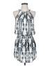Wanderlux 100% Polyester Graphic Silver Cocktail Dress Size S - photo 1