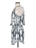 Wanderlux 100% Polyester Graphic Silver Cocktail Dress Size S - photo 5