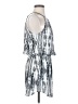Wanderlux 100% Polyester Graphic Silver Cocktail Dress Size S - photo 4