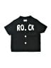 Unbranded Black Short Sleeve Button-Down Shirt Size 6-9 mo - photo 1