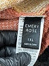 Emery Rose 100% Acrylic Chevron-herringbone Pink Pullover Sweater Size 1X - photo 7