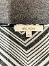Ella Moss 100% Rayon Chevron-herringbone Black Gray Casual Dress Size M - photo 7