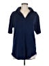 Goodlife Blue Short Sleeve Blouse Size M - photo 1