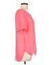 Wilfred 100% Silk Pink Short Sleeve Silk Top Size L - photo 4
