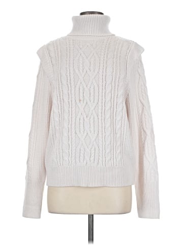 Skull Cashmere Turtleneck Sweater (view 1)