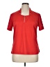 Monterey Club Red Short Sleeve Top Size XL - photo 1