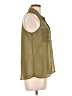 Decree 100% Polyester Green Sleeveless Blouse Size L - photo 4