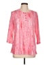 Unbranded Pink 3/4 Sleeve Blouse Size L - photo 1