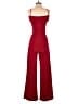 Assorted Brands Solid Red Burgundy Jumpsuit Size M - photo 2