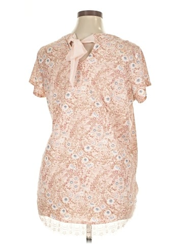 LC Lauren Conrad Short Sleeve Blouse (view 2)