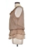 Sunny Leigh 100% Polyester Tan Sleeveless Blouse Size L - photo 5