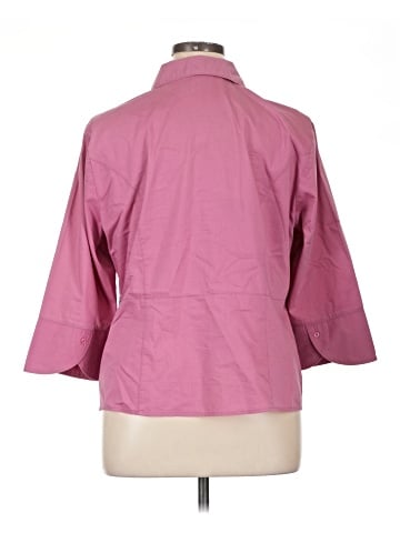 Lane Bryant 3/4 Sleeve Button-Down Shirt (view 2)