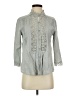Unbranded Gray 3/4 Sleeve Blouse Size S - photo 1